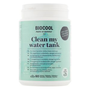 Rengøring til vandtank: Biocool Clean Water tank, 50 tabs