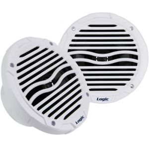 Højtalersæt Logic Soundlab Marine højttalere, 5,25" hvid, 2 stk