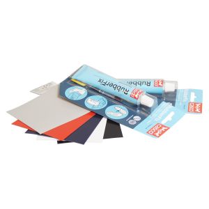 Reparationssæt til gummibåd af PVC og hypalon