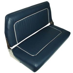 dobbeltsæde / sofa - blå / lysegrå, bådsæde