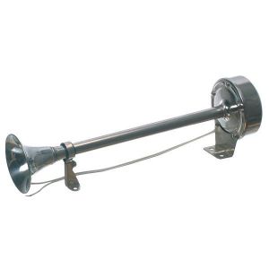 Signalhorn / trompethorn, rustfri, 12V - 115 db