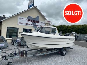 Smartliner Cuddy 19 med Mercury F80, udstyr og trailer - SOLGT!