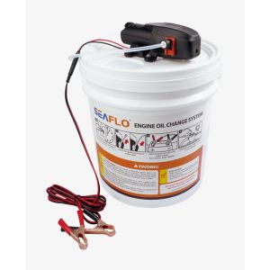 Seaflo Elektrisk Oliesuger (12V)  - 5,6 ltr./min - inkl. opsamlingsspand