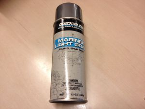 Light grey / lys grå spray maling til Mercury / Mariner motorer, 802878Q14