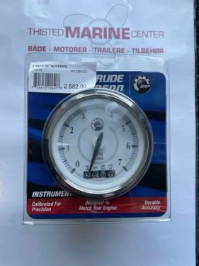 Original Johnson / Evinrude omdrejningstæller - analog med kontrollamper - 3"