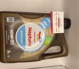 Total Neptuna 4-takts motorolie,  10W-30 syntetisk, 5 ltr 