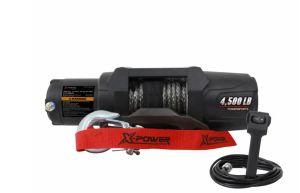 El-spil,  X-Power 4500, 12V, med syntetisk reb