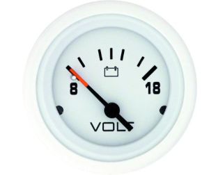 Original Mercury / MerCruiser voltmeter, passer på flere påhængsmotorer og indenbordsmotorer
