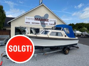 SOLGT! - Nordan 18 Deluxe med næsten ny motor, godt udstyr og trailer