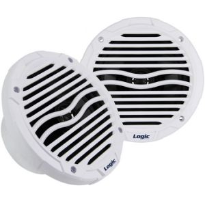 HØJTALERSÆT LOGIC SOUNDLAB MARINE 8" HVID 2STK