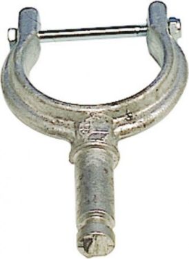 Åregaffel m/tværbolt, 2", aluminium