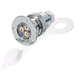 Dæksstik 3 poler, 3 ampere