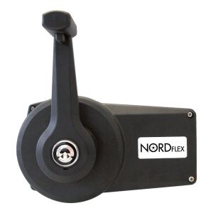 Nordflex kontrolbox - etgrebs m. lås, sort