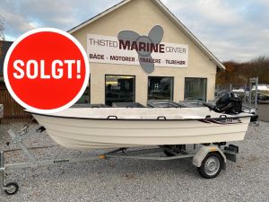 Jolle HR 445 STD med motor og trailer - SOLGT!