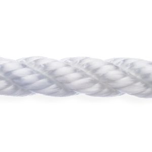 Tilbud: Fortøjnings- og ankerline, 3-slået, hvid, 16 mm