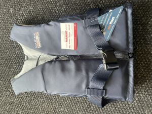 Svømmevest, Marine Pool, 30-40 kg, blå, 50N - TILBUD