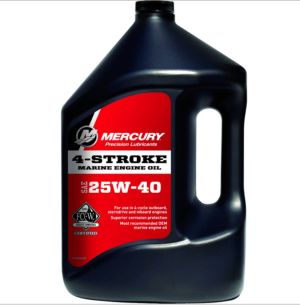 STERNDRIVE & INDENBORDS 4-TAKT MOTOR OLIE, QUICKSILVER, 4L., 25W-40, 