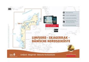 Outlet: søsportskort sæt : Limfjorden - Skagerrak - Vesterhavet