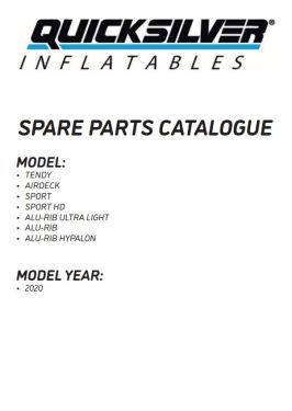 Reservedele til Quicksilver gummibåde - originale