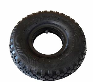 Dæk med slange til støttehjul på trailer